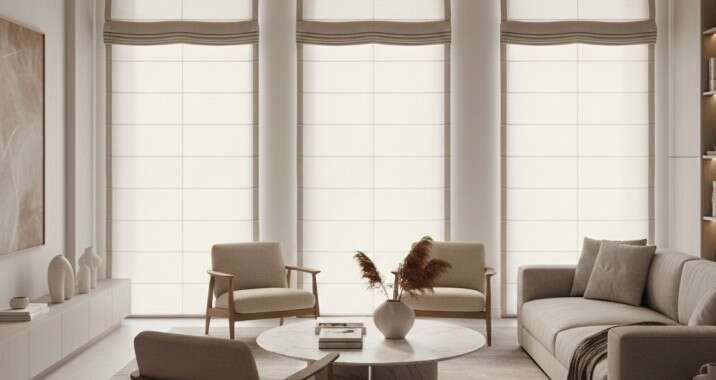 Modern Roman Blinds Dubai – Elegant Window Styling for Every Home