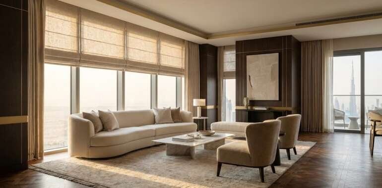 Modern Roman Blinds – Types, Prices & Best Designs in the UAE