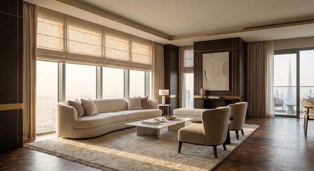 Modern Roman Blinds – Types, Prices & Best Designs in the UAE