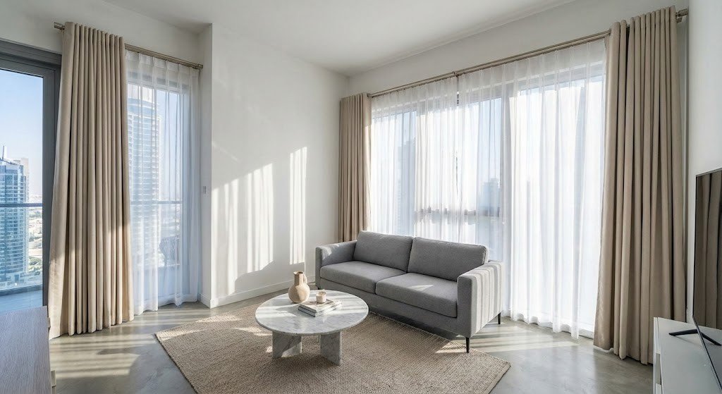 How to Choose Curtains for Small Apartments in Dubai