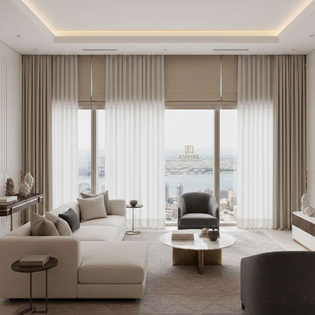 How Empire Curtains Transforms Dubai Homes with Custom Window Treatments
