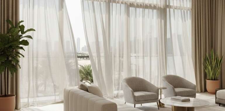 Best Curtain Fabrics for Hot Weather in UAE