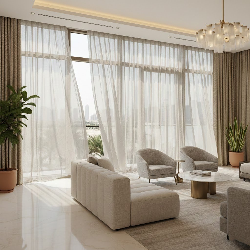 Best Curtain Fabrics for Hot Weather in UAE