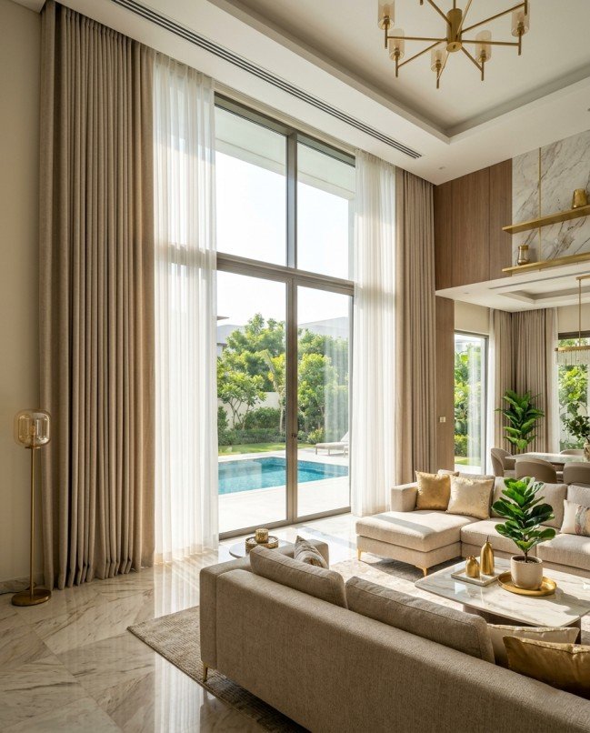 Curtains in Sobha Hartland