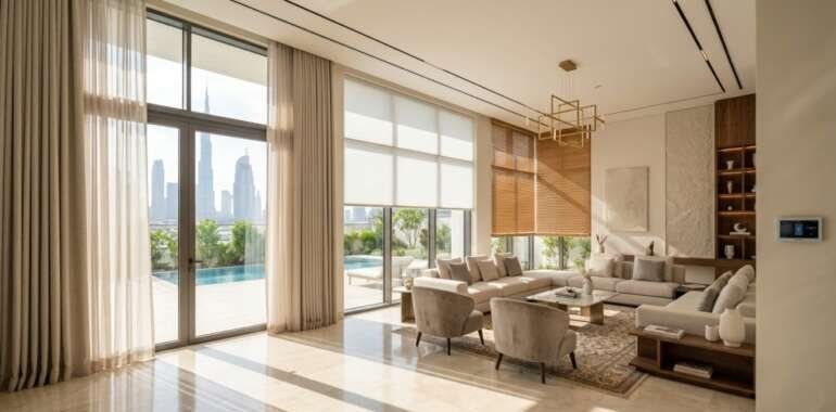 Top Window Covering Ideas for Villas: Curtains, Blinds & Smart Designs