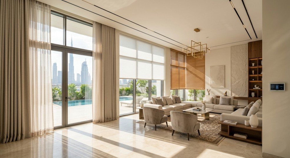 Top Window Covering Ideas for Villas: Curtains, Blinds & Smart Designs