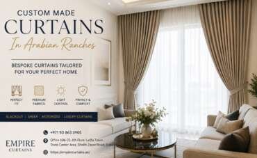Custom-Made Curtains in Arabian Ranches – Premium Curtains Tailored for Every Home