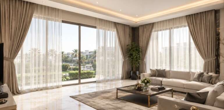Custom-Made Curtains in Dubai Hills – Elevate Your Home with Bespoke Window Treatments