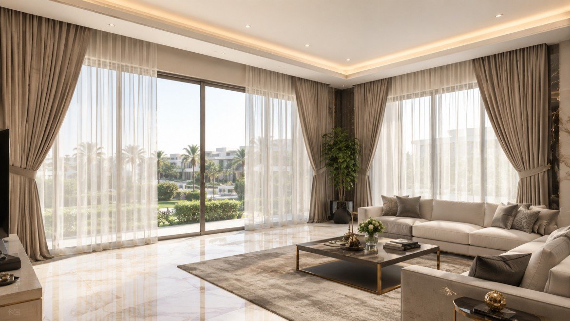 Custom-Made Curtains in Dubai Hills – Elevate Your Home with Bespoke Window Treatments