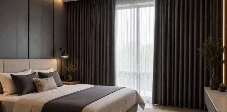 Blackout Curtains in Furjan – Custom Window Solutions for Style, Comfort & Privacy