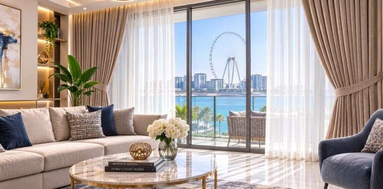 Curtain Shop in Bluewaters | Custom Curtains & Blinds Dubai