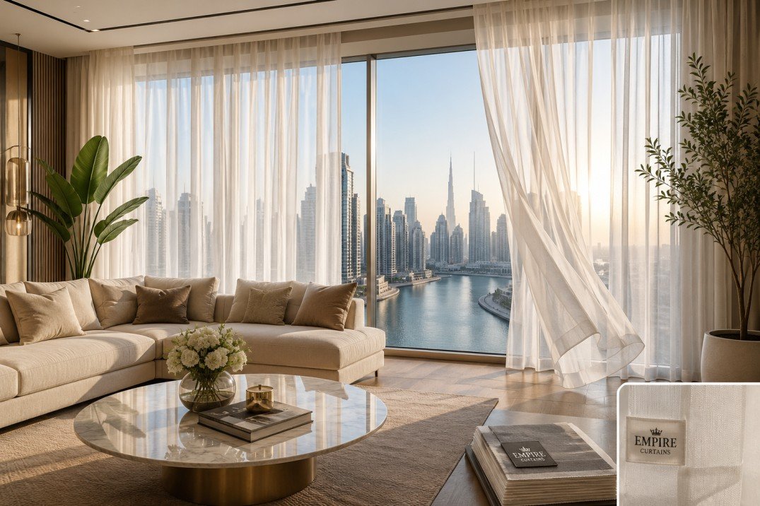 Sheer Curtains in Business Bay – Elegant Window Treatments for Modern Spaces