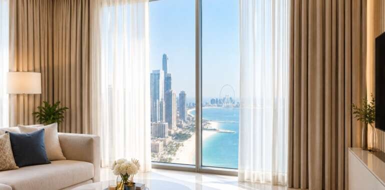 Best Curtains for Apartments in JBR: Styles & Buying Guide