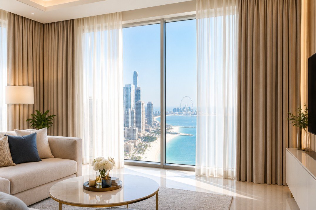 Best Curtains for Apartments in JBR: Styles & Buying Guide