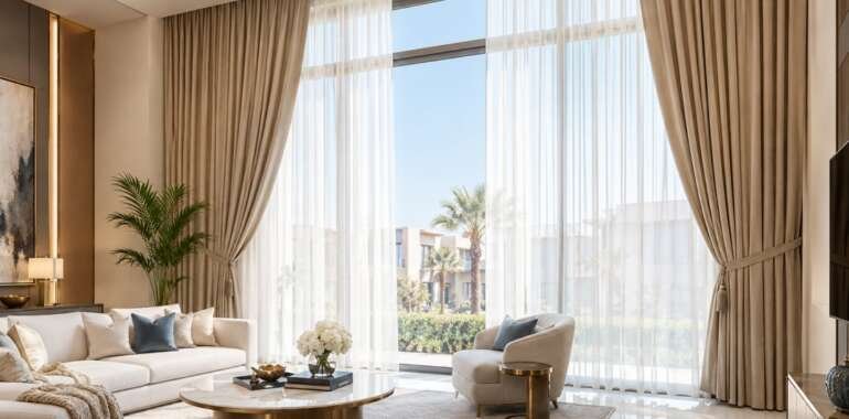 Luxury Curtains in Falcon City, Dubai: Elegant Custom Window Solutions