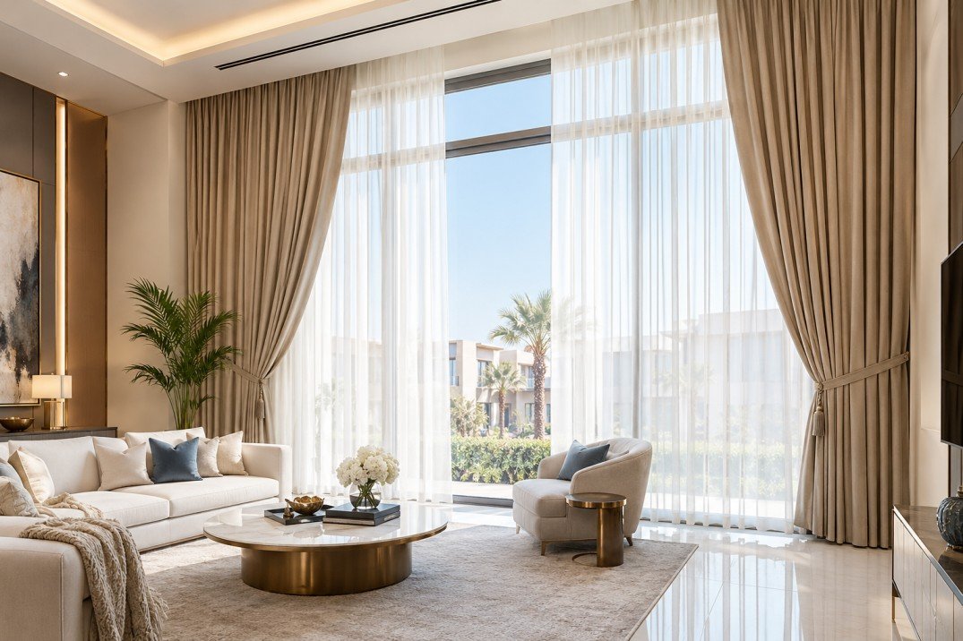 Luxury Curtains in Falcon City, Dubai: Elegant Custom Window Solutions