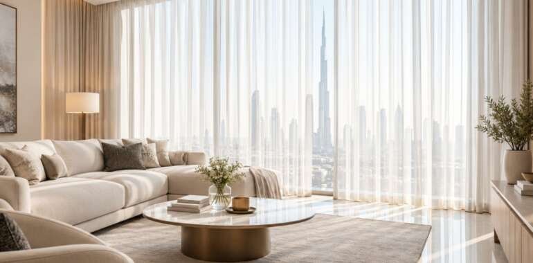 Modern Sheer Curtains Dubai Elegant Styles for Modern Homes